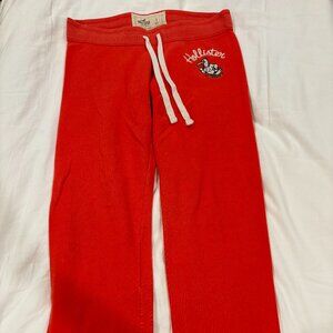 Hollister Red Sweatpants